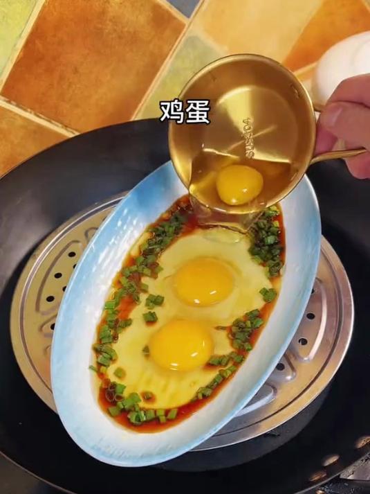 蒸荷包蛋的做法