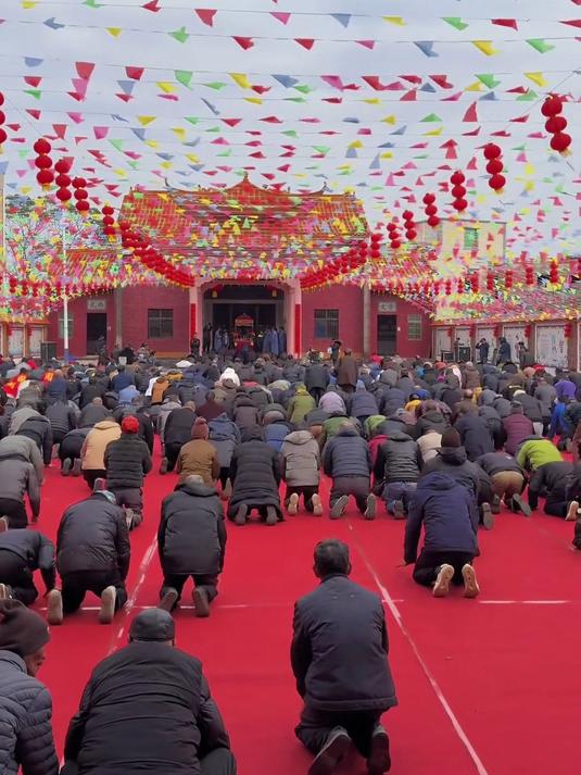 家族冬至祭祖