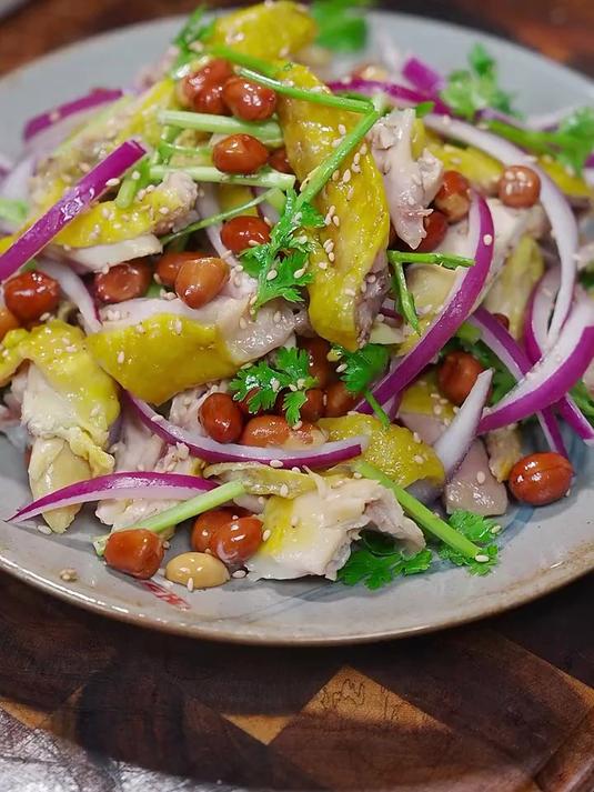 凉拌手撕鸡,太好吃了