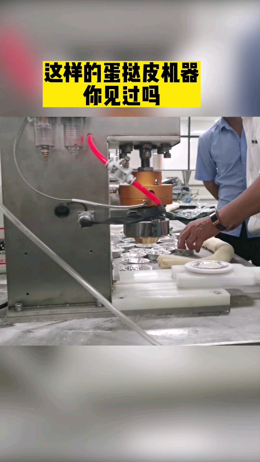 这样的蛋挞皮机器你见过吗