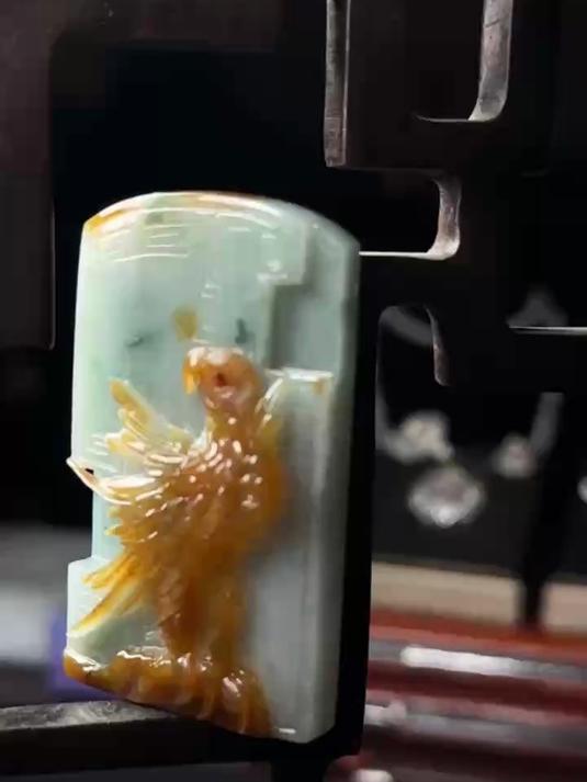 玉雕大师作品|鹰翔九天