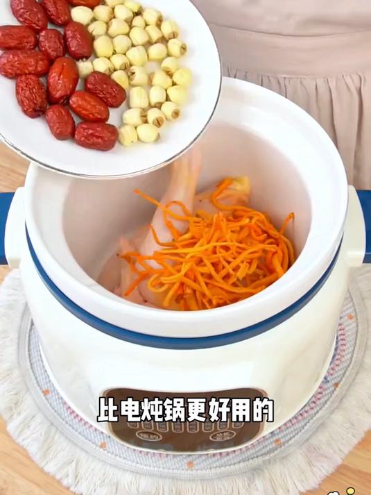 爱喝汤的家庭,有一款煲汤好喝的陶瓷电炖锅,真的太方便啦!