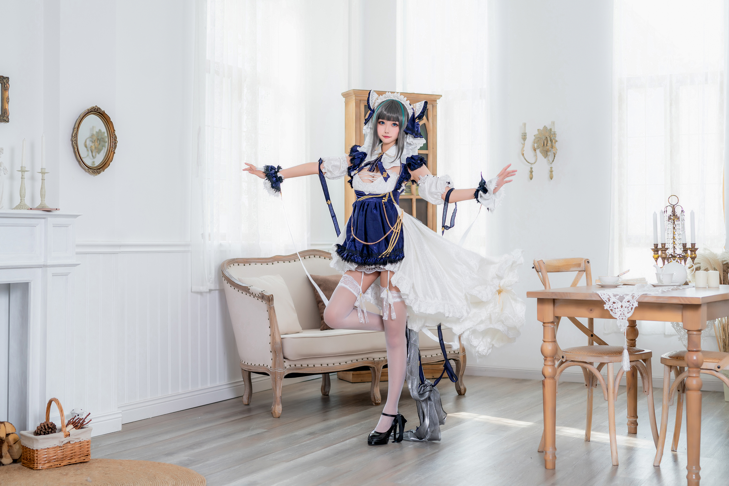 图片[2]-Momoko葵葵 NO.017 – 柴郡 [25P81M]-六色网