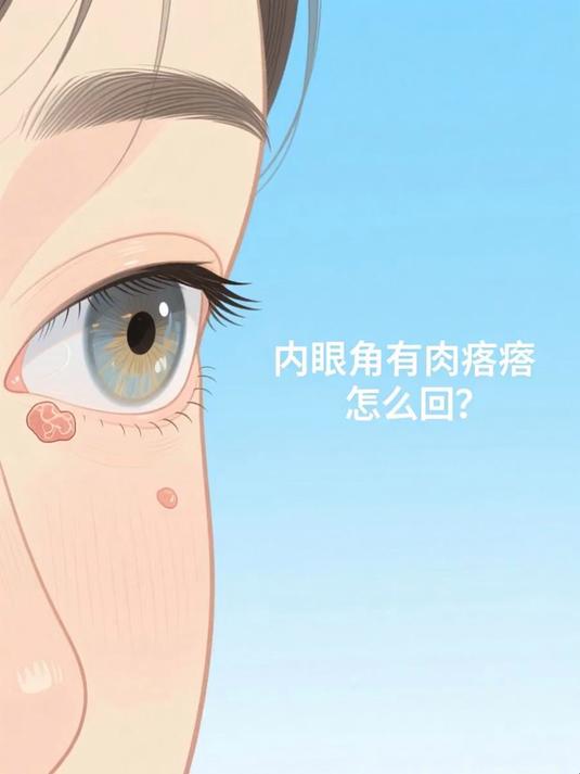 内眼角有肉疙瘩怎么回事 #健康扬帆季#