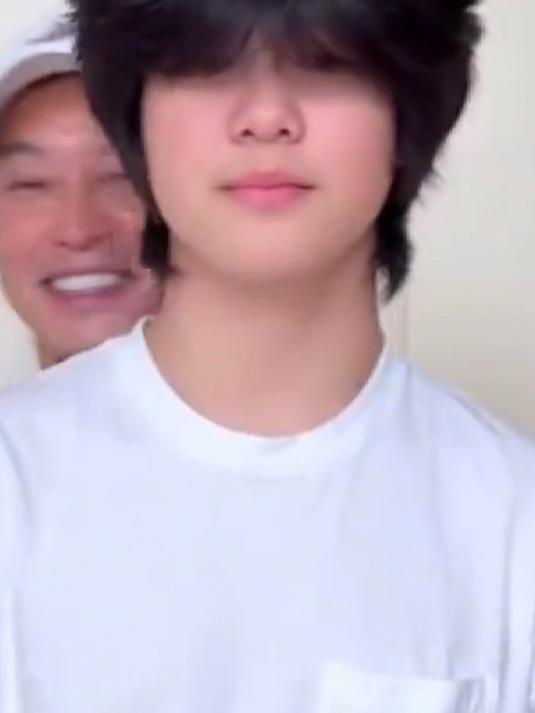 47 岁沙溢分享与儿子安吉成长对比，14 岁安吉身高超一米八