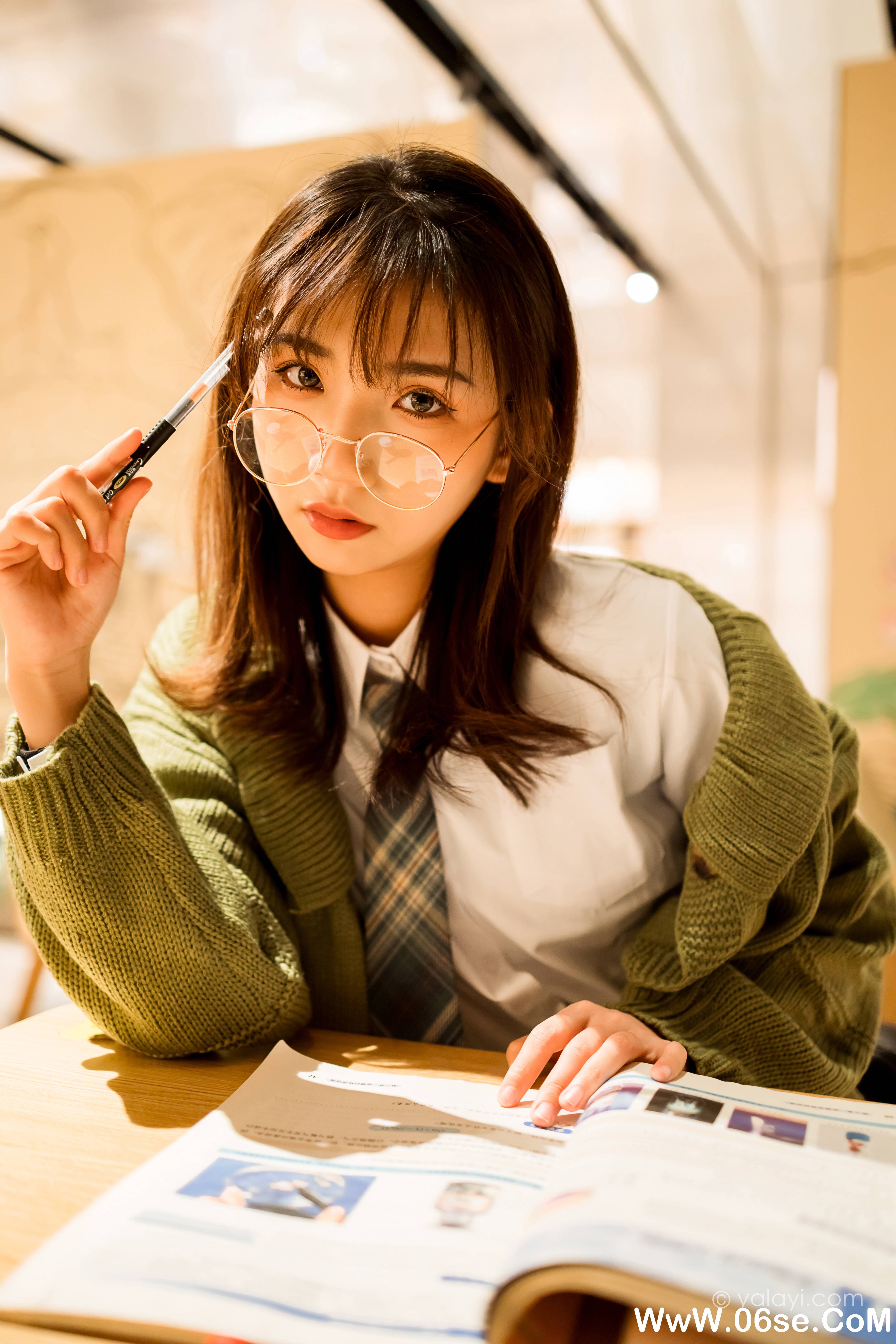 图片[33]-[YALAYI雅拉伊] 2021.01.19 NO.753 果果《一起补习的日子》[44P+1P578M]-六色网
