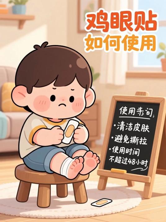 鸡眼贴如何使用 #健康扬帆季#