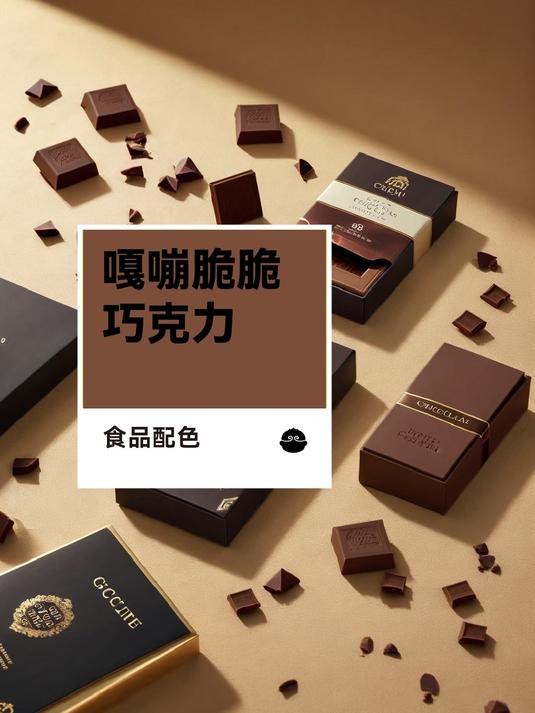巧克力包装设计配色