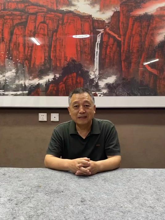 书画缘~今天邀请到人美特聘画家大红袍编审王洁做客直播间#国画大师##艺术分享##笔墨人生#