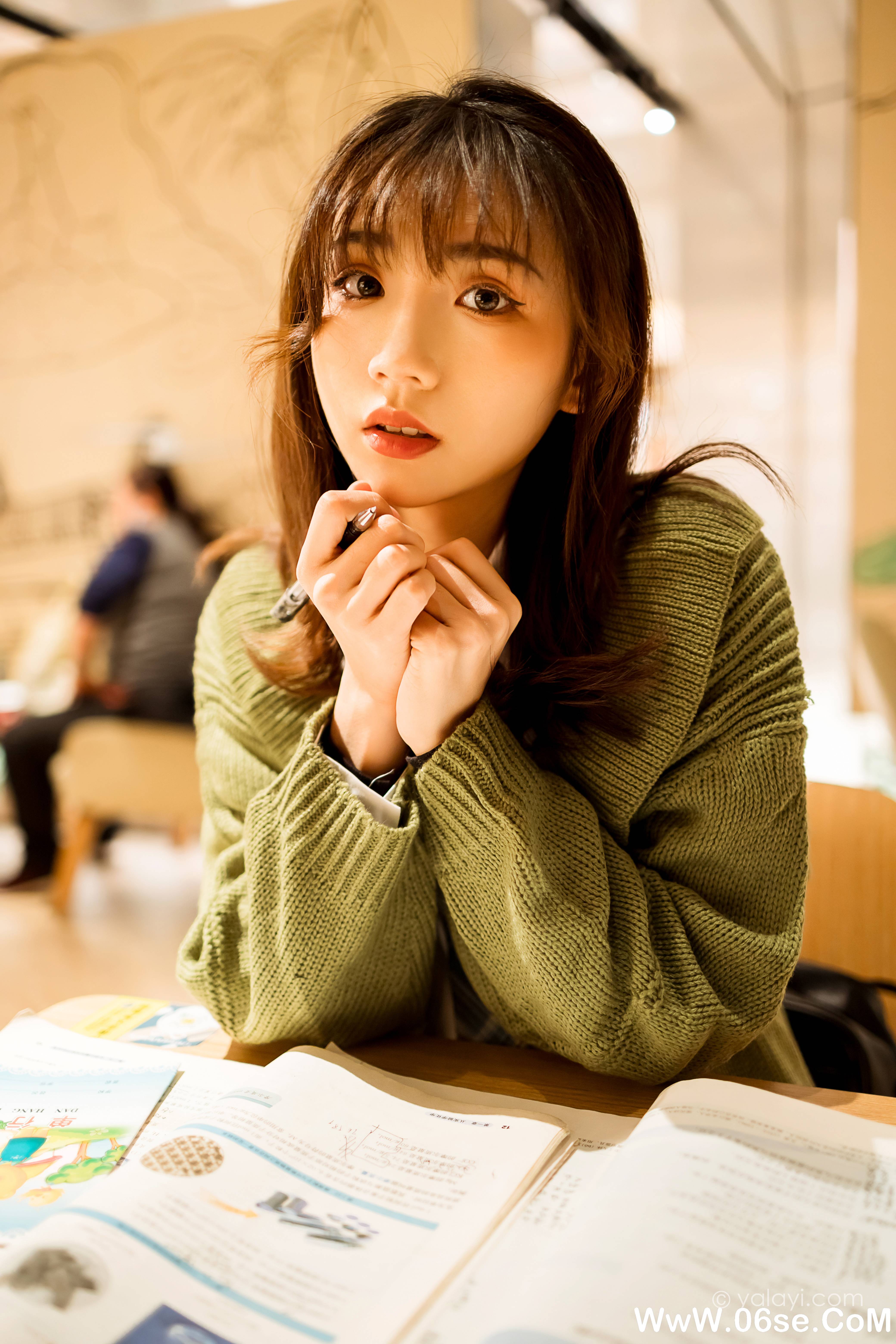 图片[22]-[YALAYI雅拉伊] 2021.01.19 NO.753 果果《一起补习的日子》[44P+1P578M]-六色网