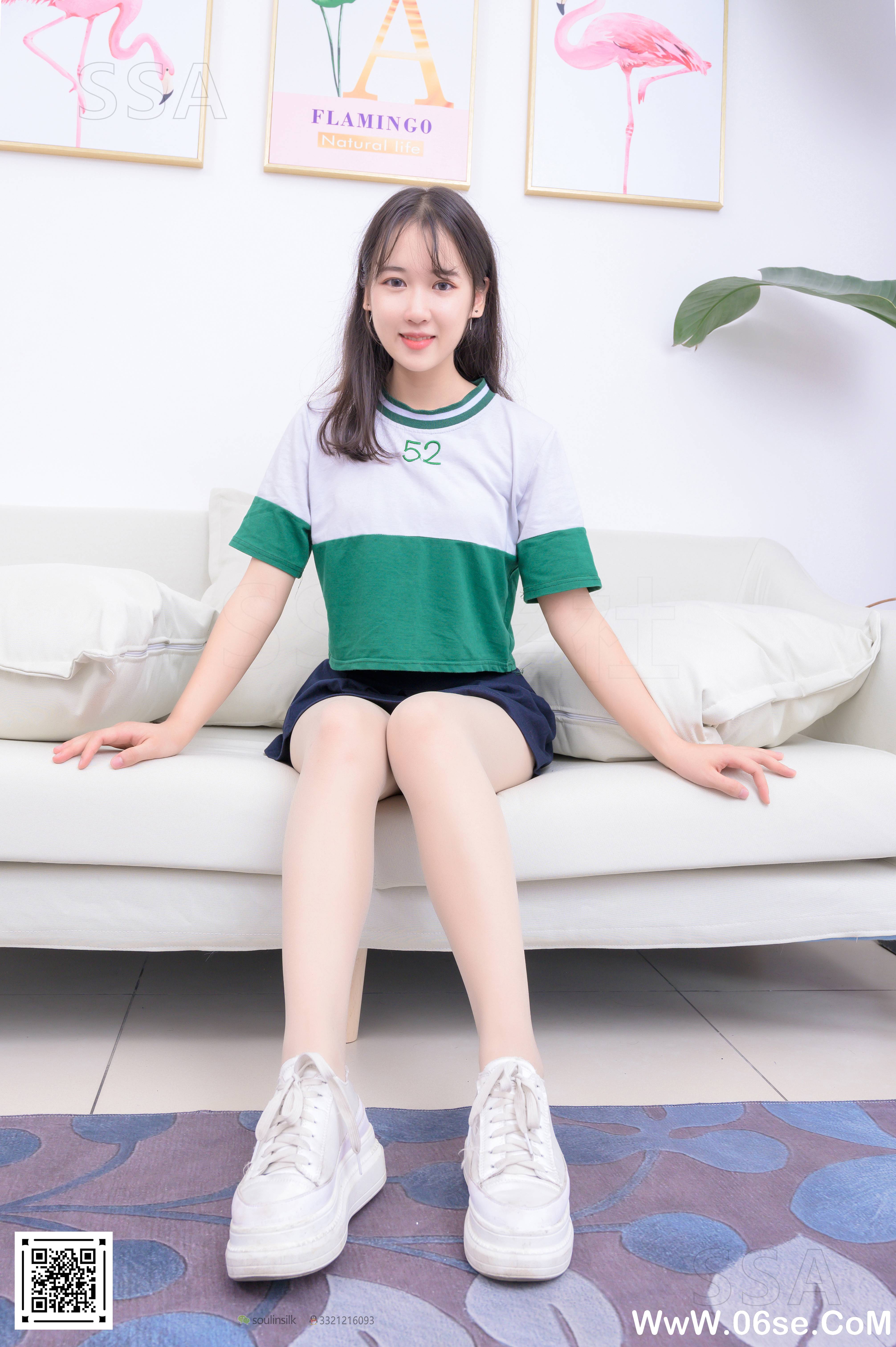 图片[10]-[SSA丝社] NO.215 小夏 齐臀短裙（上）[99P1.22G]-六色网
