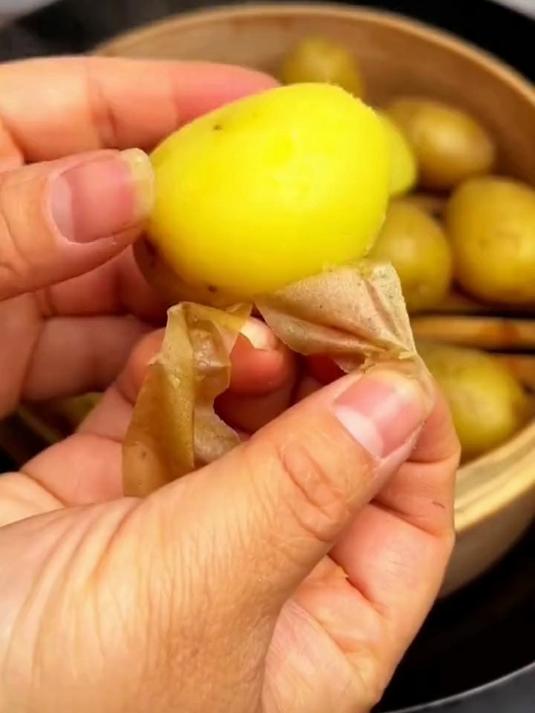 恩施高山沙地小土豆,黄心粉糯奶香浓郁,空气炸锅零油脆到飞起