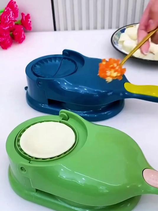水饺擀面皮工具一键成型!家用压皮器模具,高效省力包饺子必备