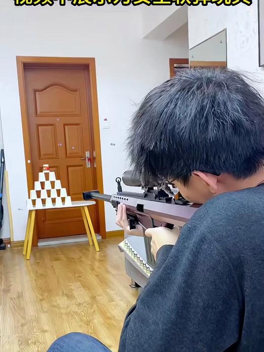 双12特惠!男孩AWM手动抛壳软弹枪 吃鸡玩具 惊喜好礼