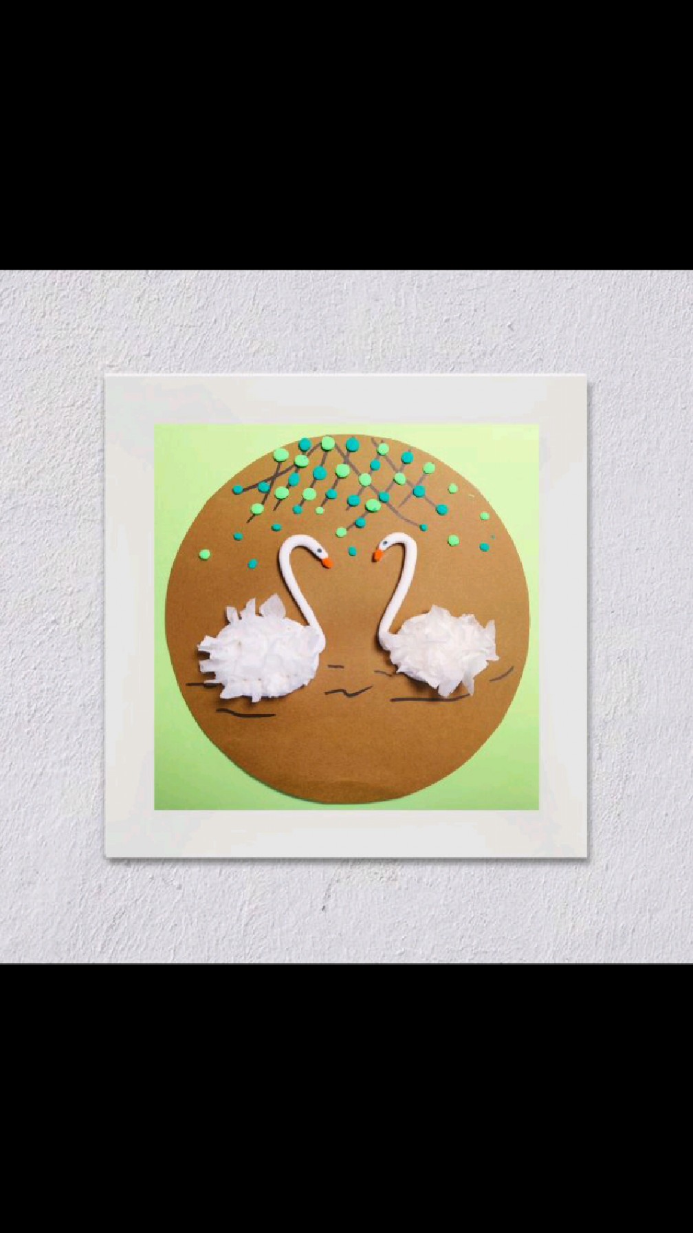 创意儿童画-《咏鹅》