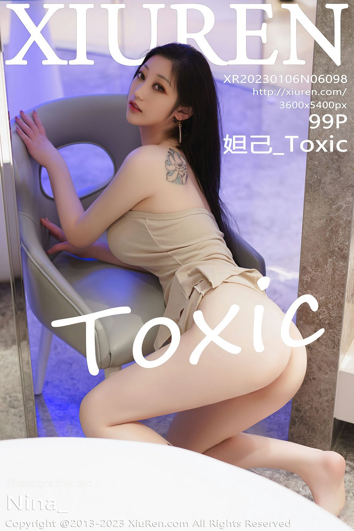 【XiuRen秀人网】2023.01.06 Vol.6098 妲己_Toxic【99P】-六色网-六色网