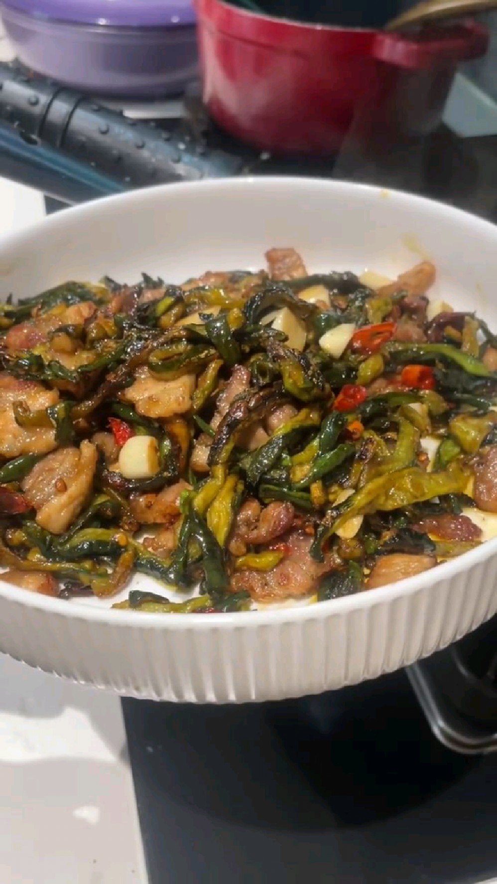 肉炒黄瓜干的做法