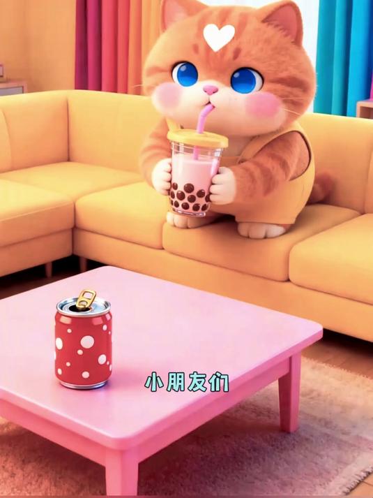为什么猫咪不能像人类一样喝奶茶和碳酸饮料?