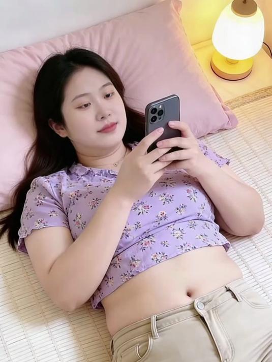 春日碎花上衣搭配！卡其色裤子百搭又好看？