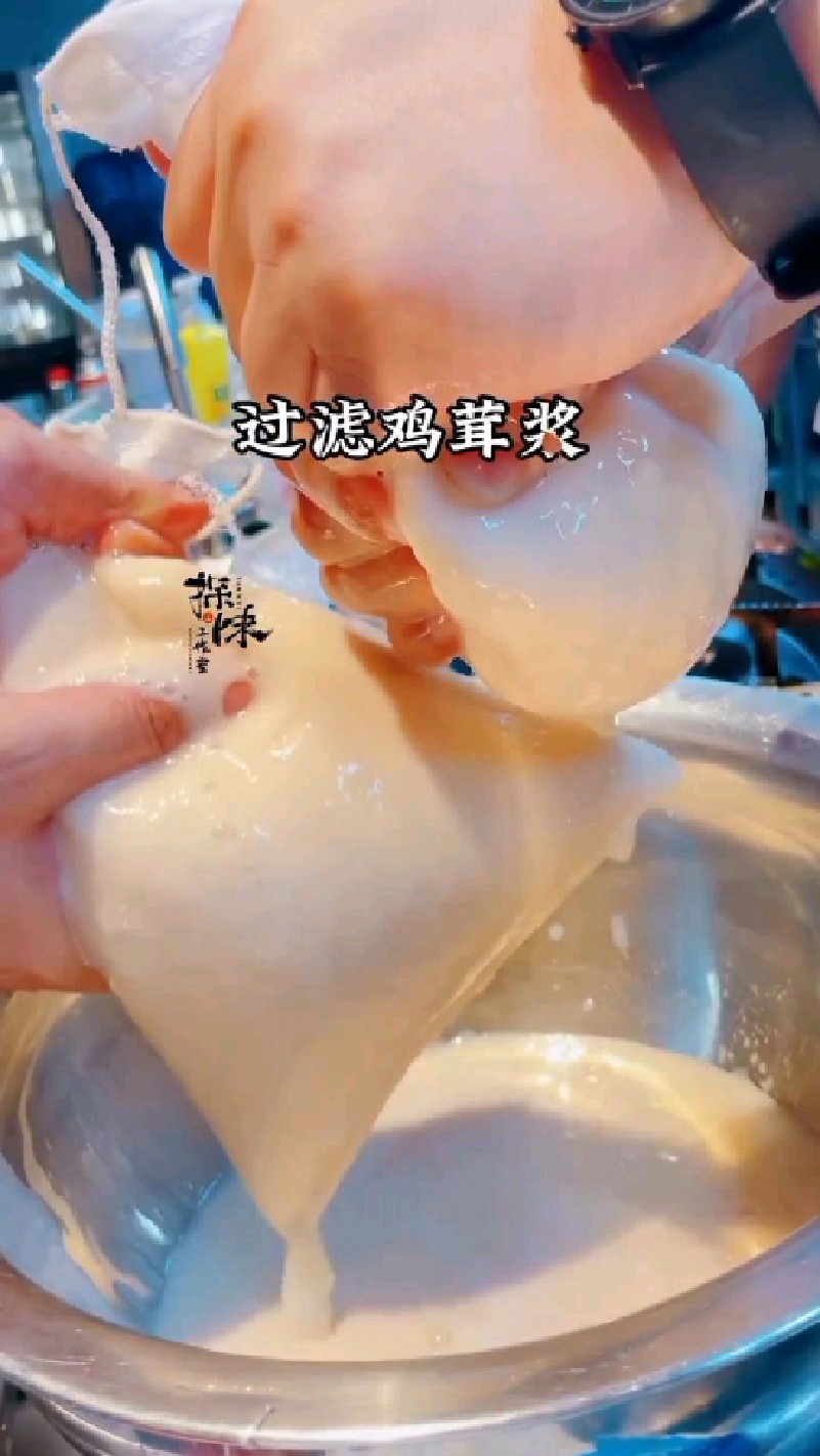 鸡豆花的做法