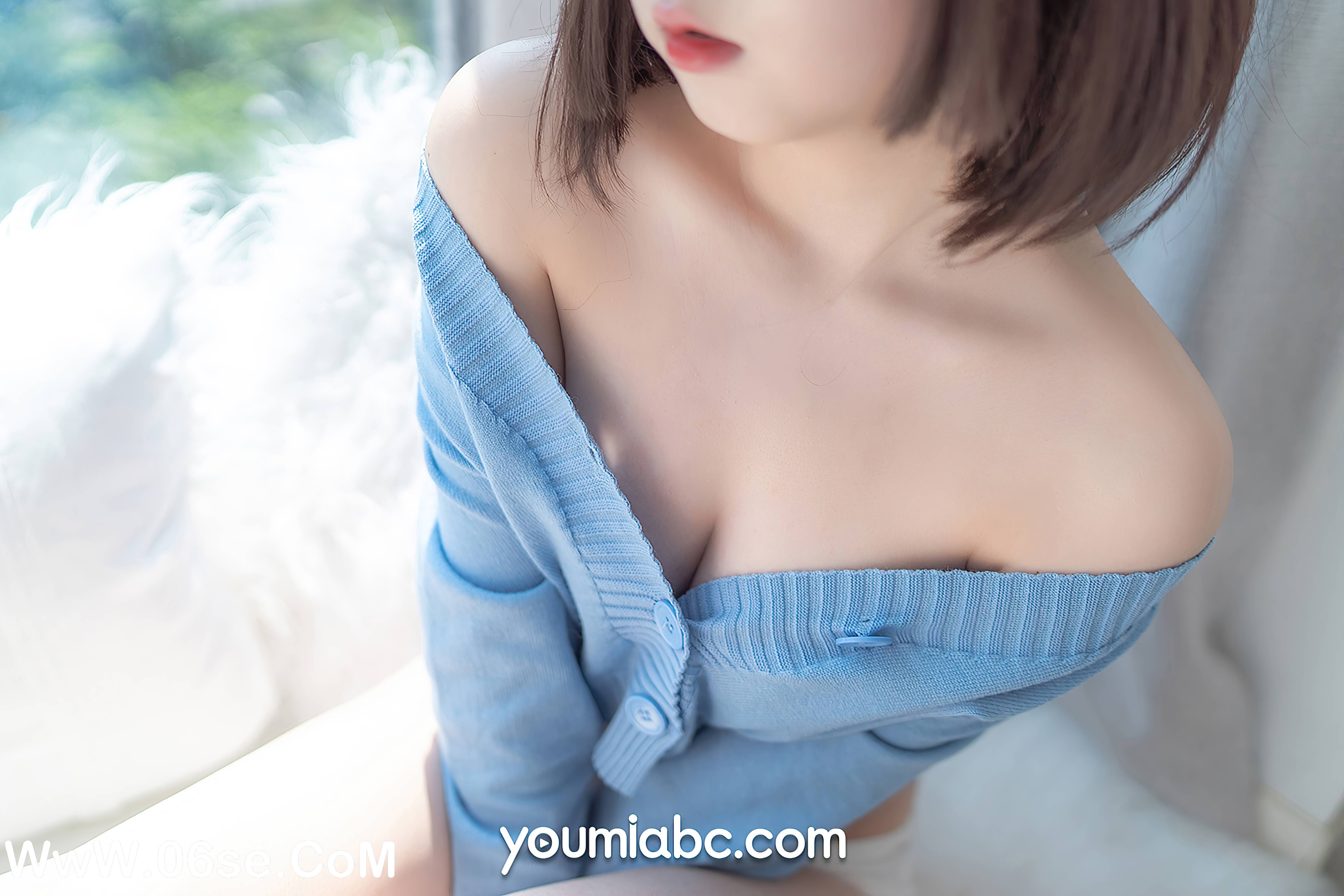图片[25]-[YouMi尤蜜] 2020.11.30 薄荷蓝之夏 向小圆[34+1P511M]-六色网