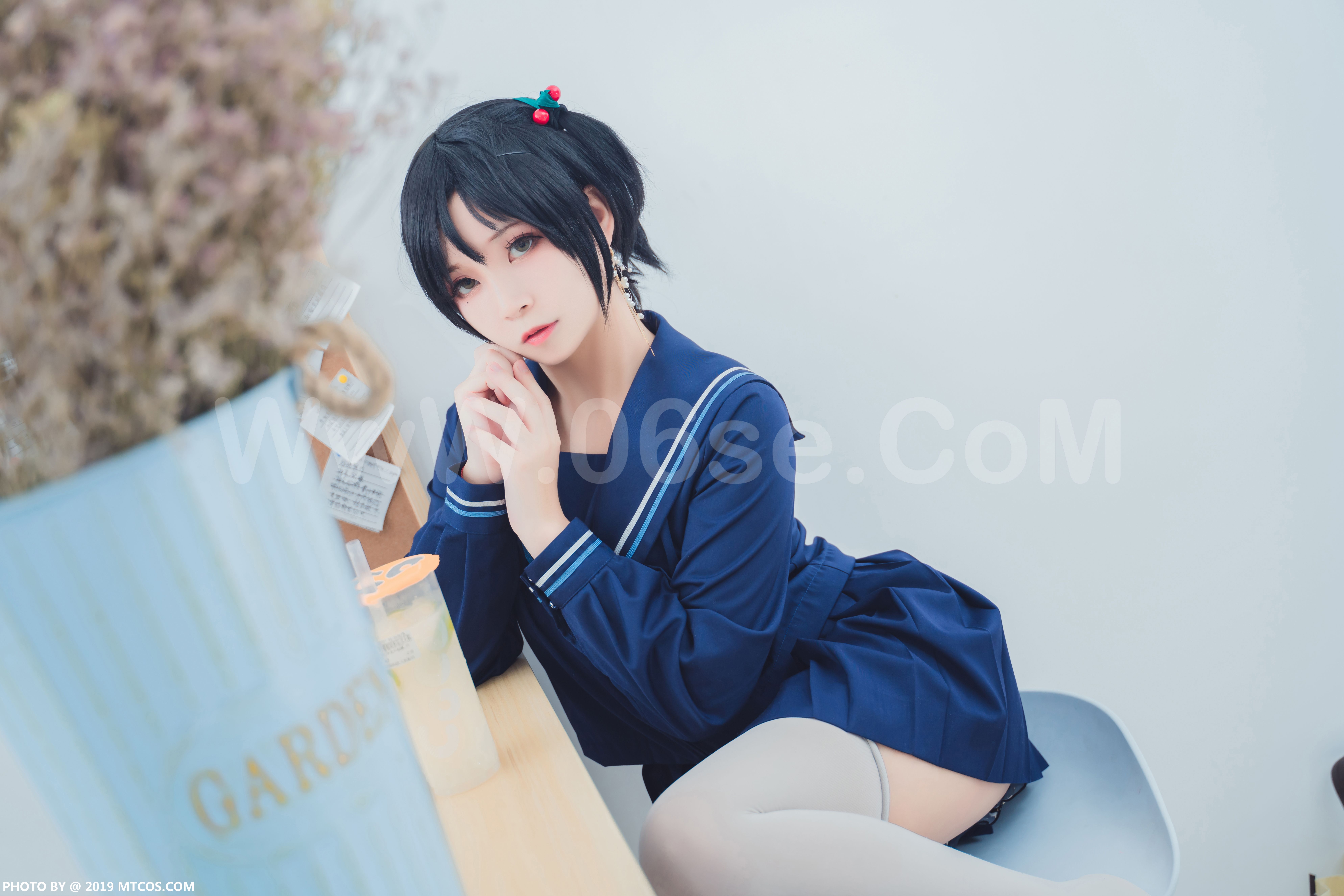 图片[3]-[MTCos] 喵糖映画 Vol.010 大眼JK妹-六色网