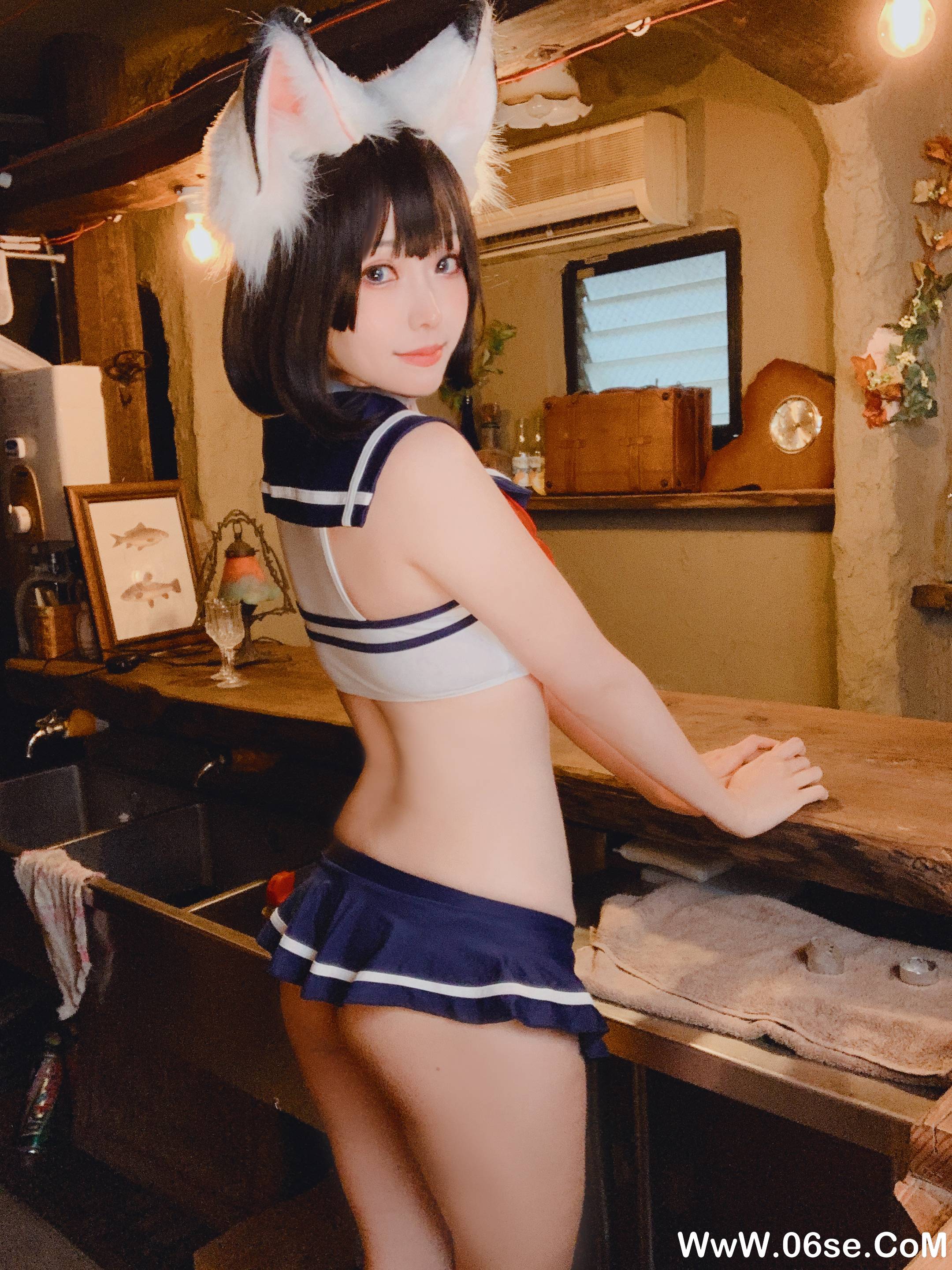 图片[31]-Ely_eee(ElyEE子) NO.041 — 獸耳居酒屋 [31P59M]-六色网