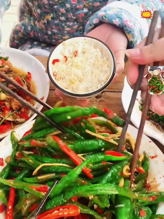 江西招牌菜腌辣椒。别具一格的赣南做法,香辣脆口