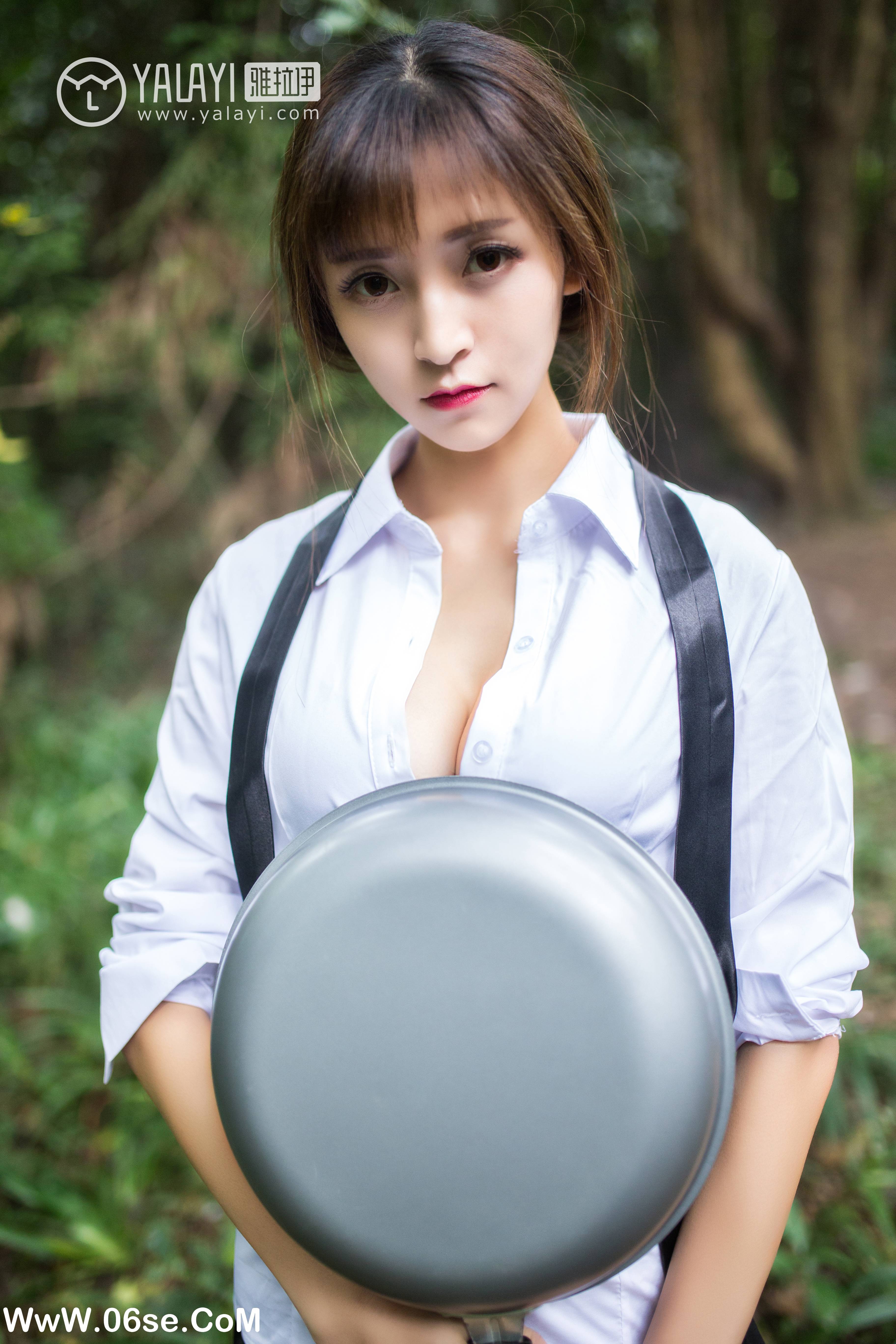 图片[30]-[YALAYI雅拉伊] NO.054 吃鸡少女 蘑菇-六色网