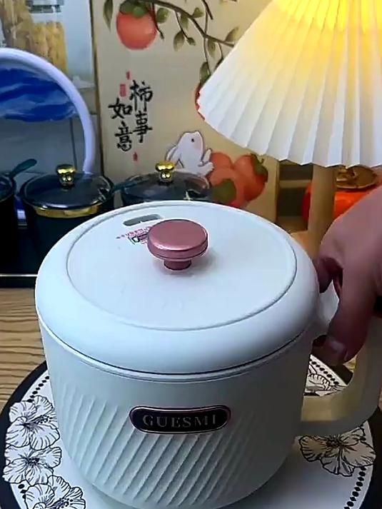 皆米(GUESMI)宿舍电煮锅小电锅煮泡面锅多功能一体多用途电热锅