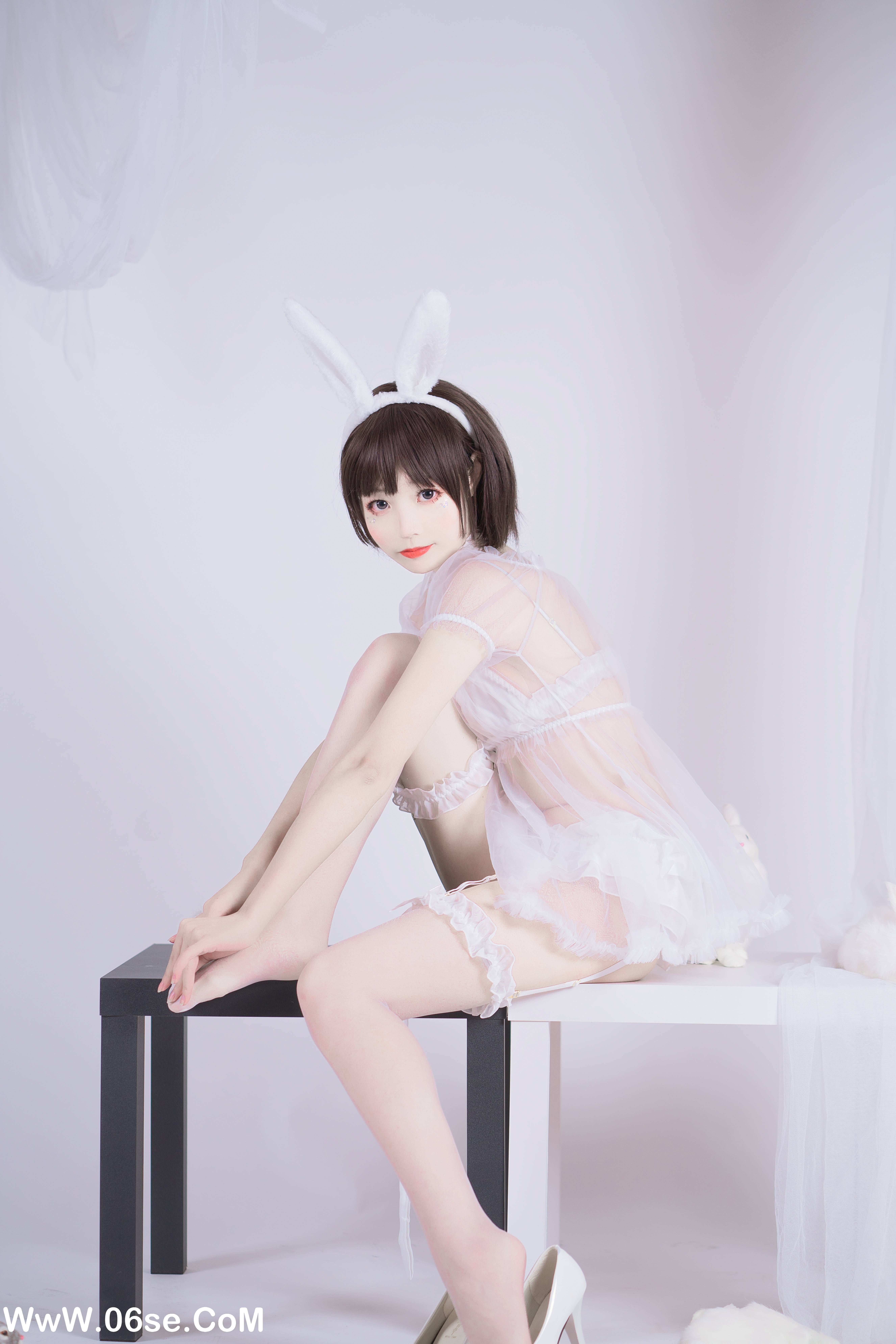 图片[18]-薄墨锦狐 NO.001 – 黑白兔子私房百合 [32P476M]-六色网