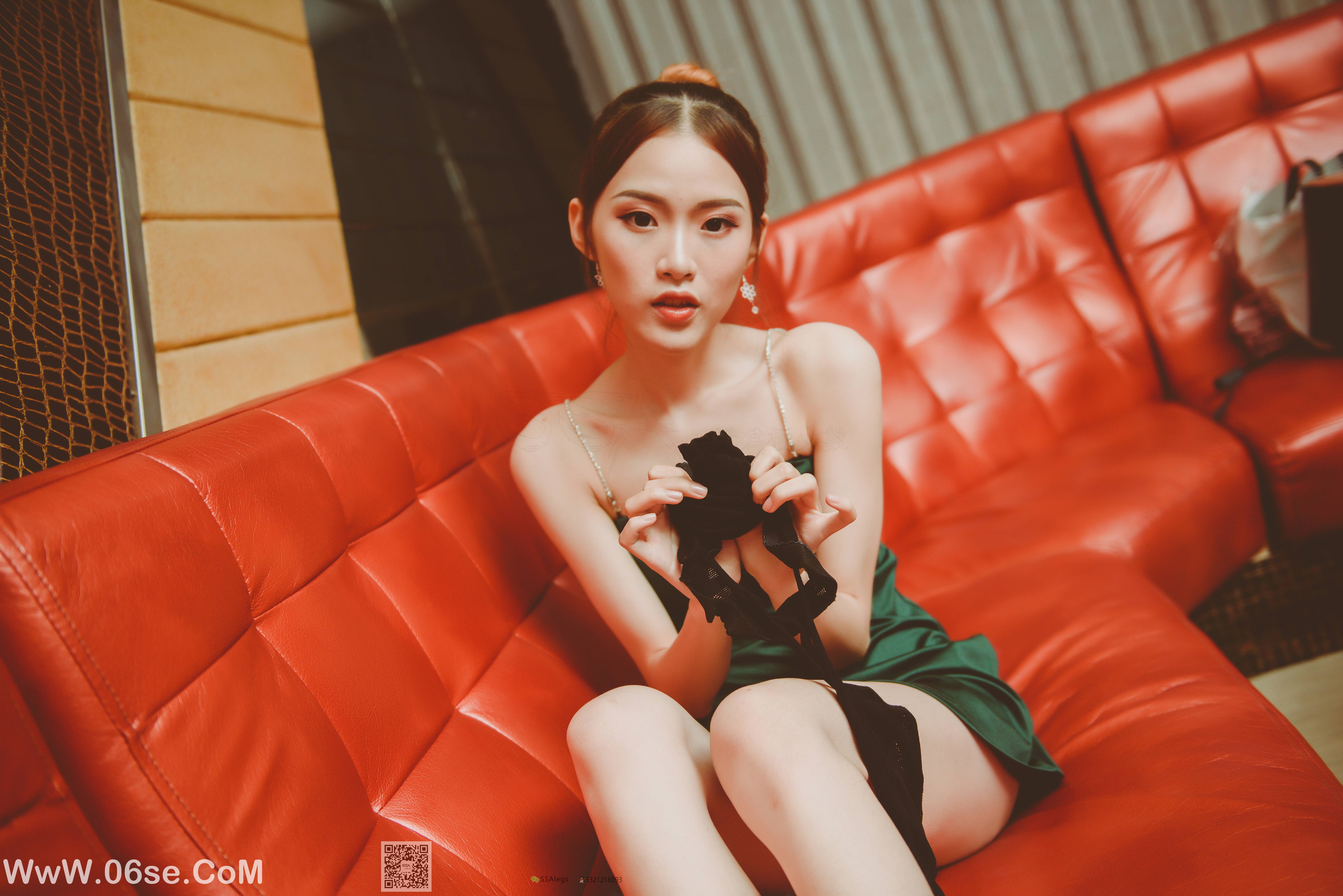 图片[5]-[SSA丝社] NO.019 琪琪 KTV骨感网袜美女[99P1.91G]-六色网