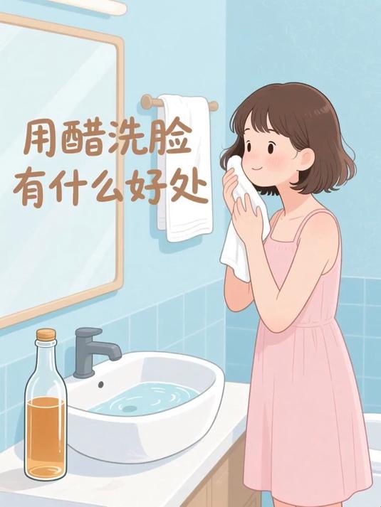 用醋洗脸有什么好处