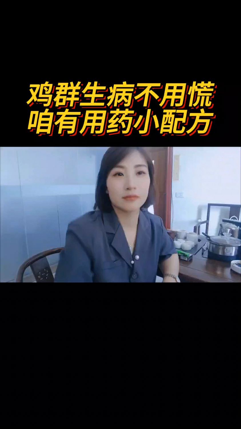 鸡群生病不用慌,咱有用药小配方
