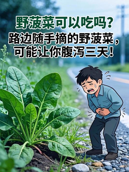 野菠菜可以吃吗？路边随手摘的野菠菜，可能让你腹泻三天！