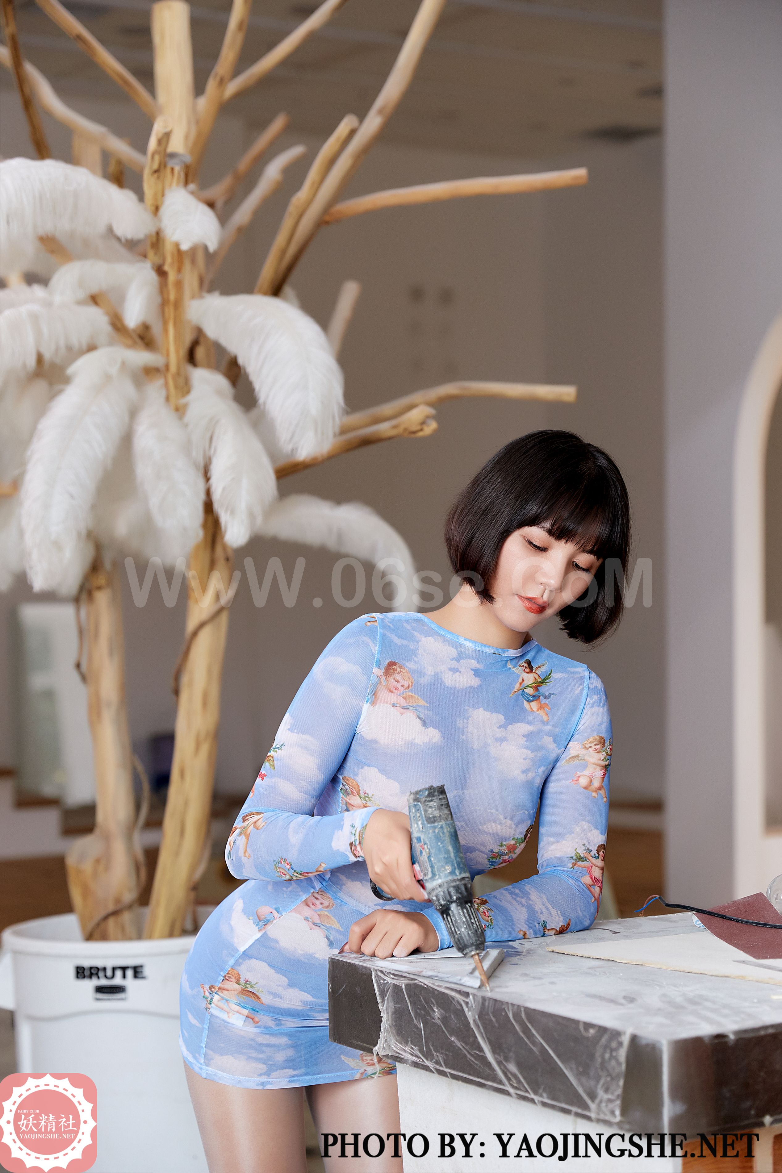 图片[28]-[YaoJingShe 妖精社] T2035《唐飞飞-装修工》[60P397M]-六色网