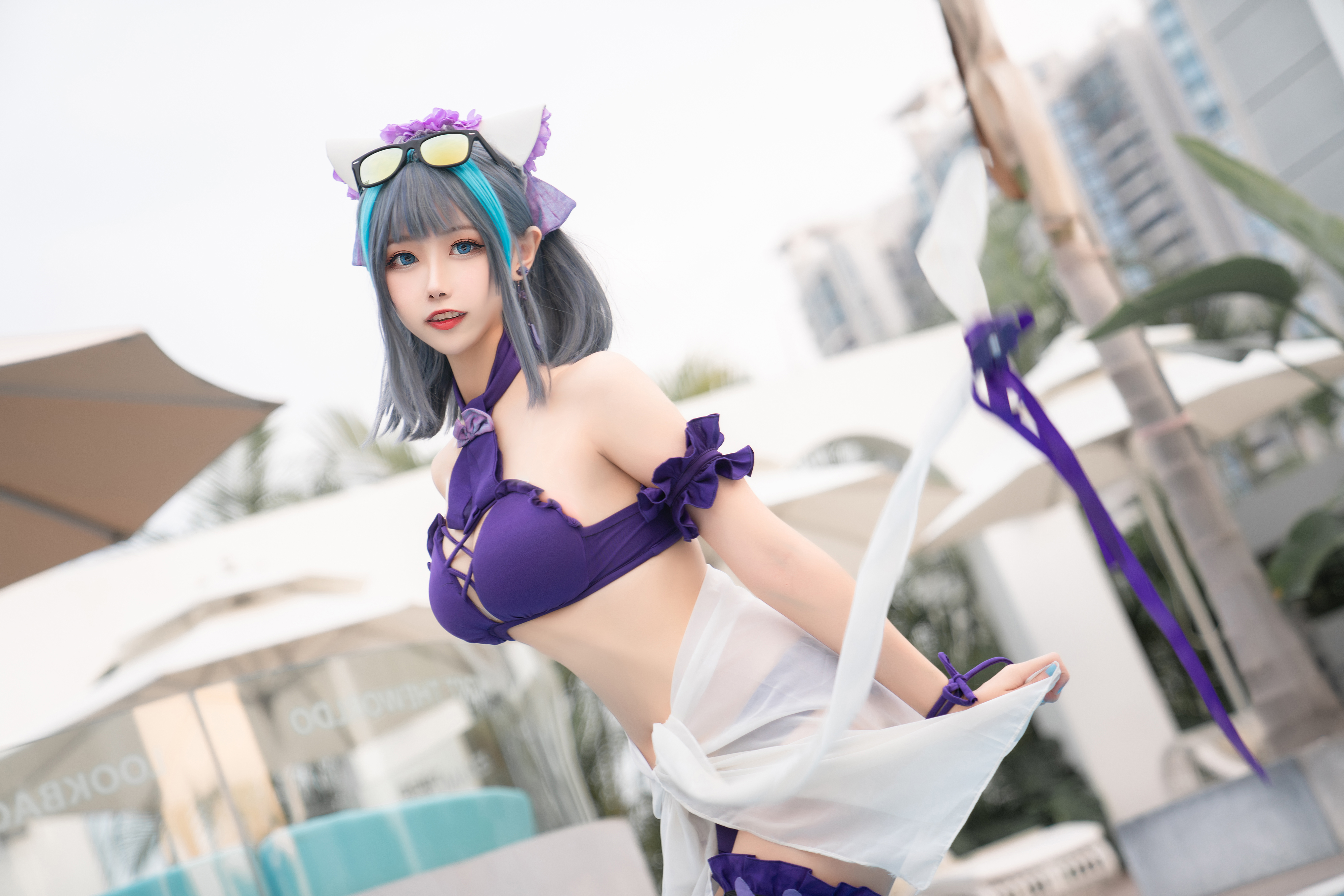 图片[33]-Momoko葵葵 NO.018 – 柴郡水着[40P+1V313M]-六色网