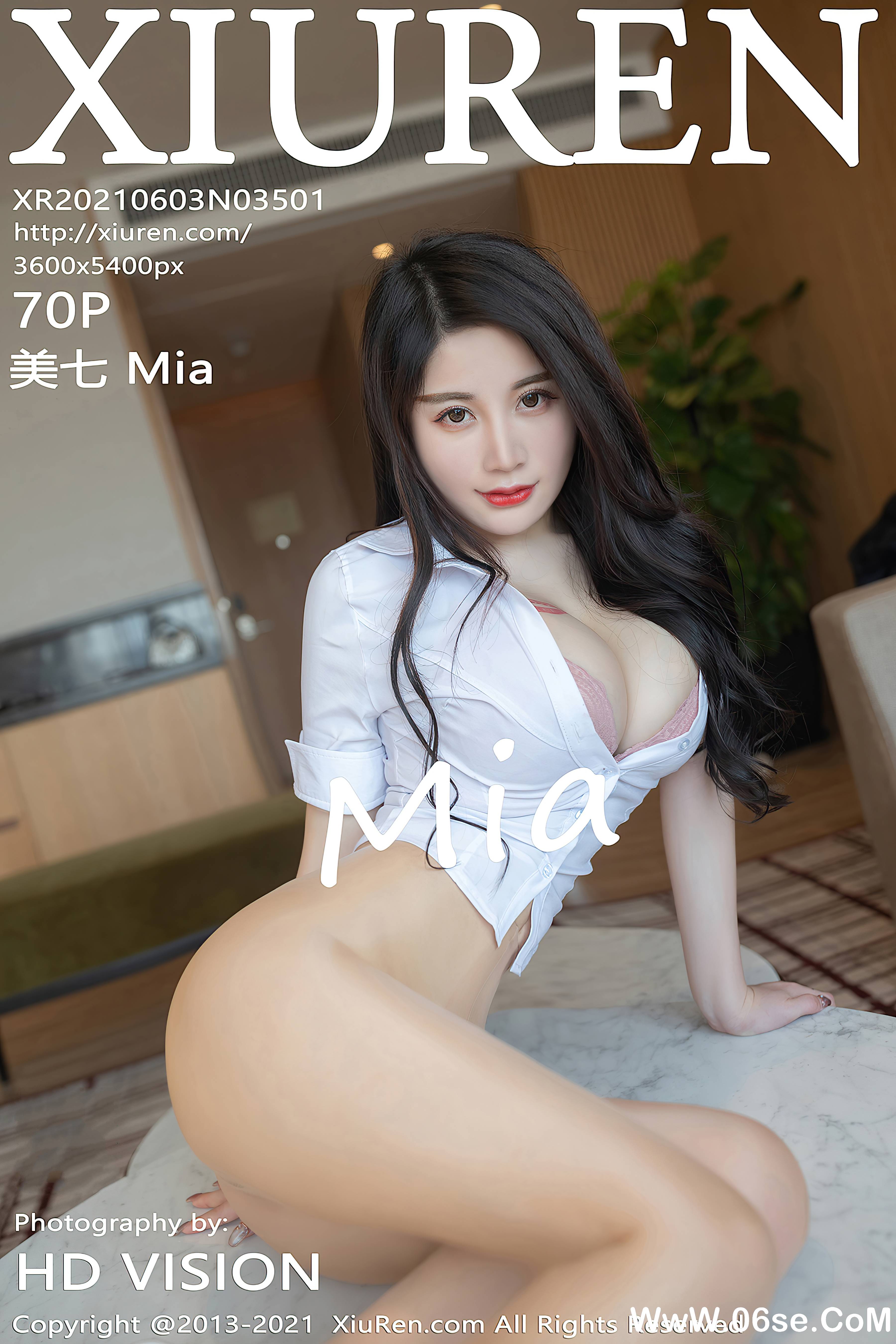 [XIUREN秀人网] 2021.06.03 NO.3501 美七Mia[70+1P718M]-六色网