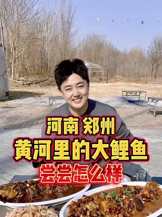 河南郑州,尝尝黄河里的大鲤鱼有什么不同