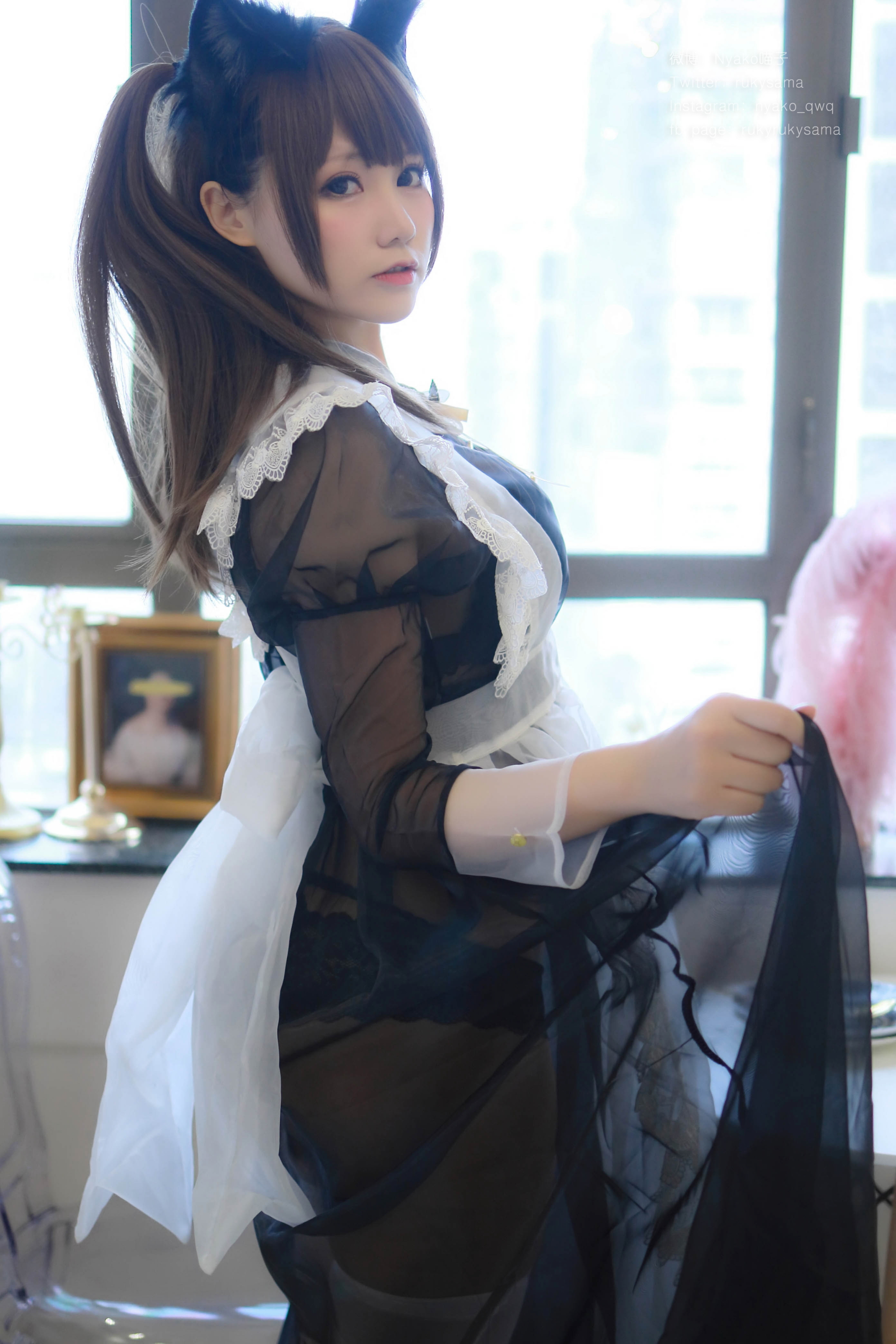 图片[17]-Nyako喵子 NO.012 – 透明女仆[50P129M]-六色网