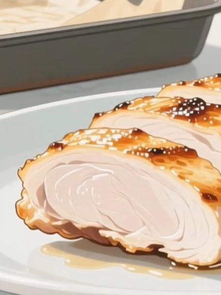低脂高蛋白，嫩滑多汁，烤鸡胸肉做法