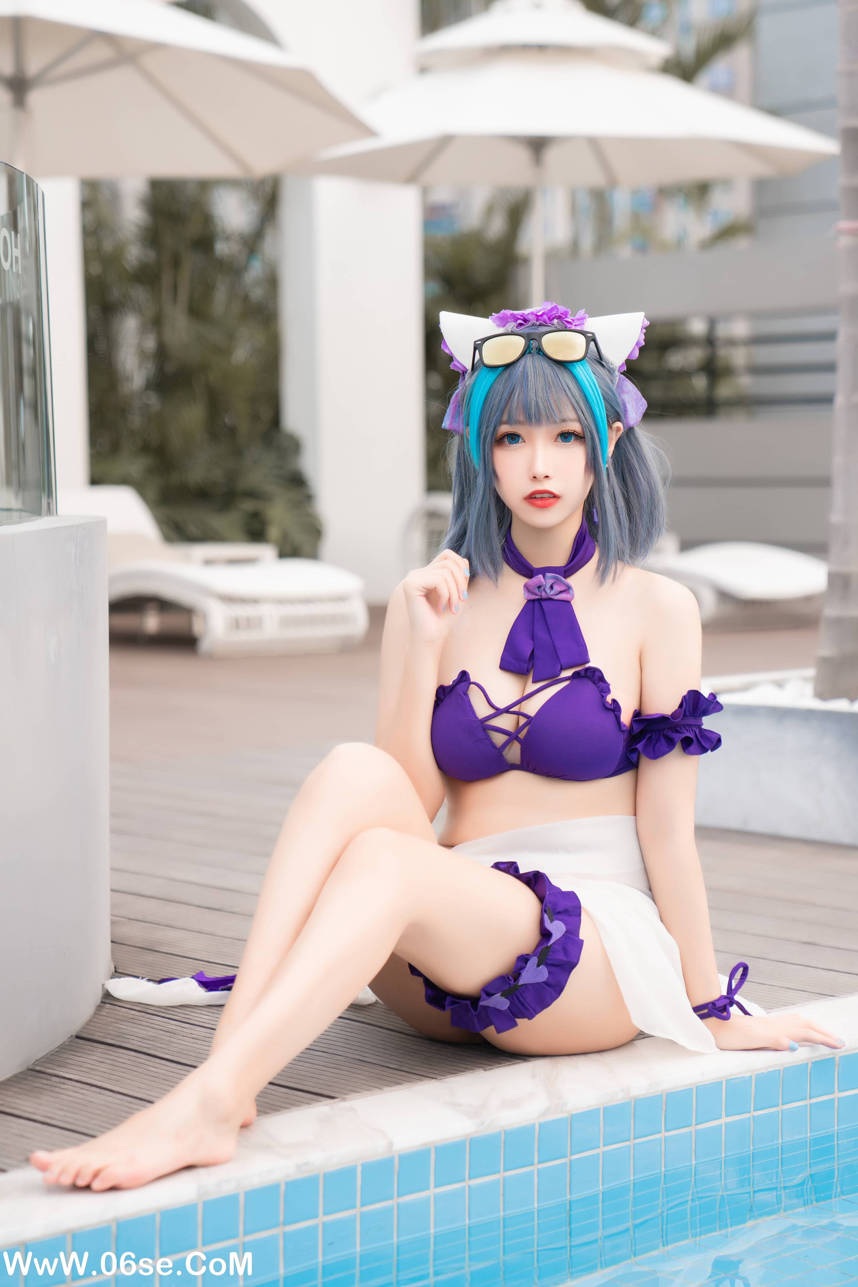 图片[15]-Momoko葵葵 NO.018 – 柴郡水着[40P+1V313M]-六色网
