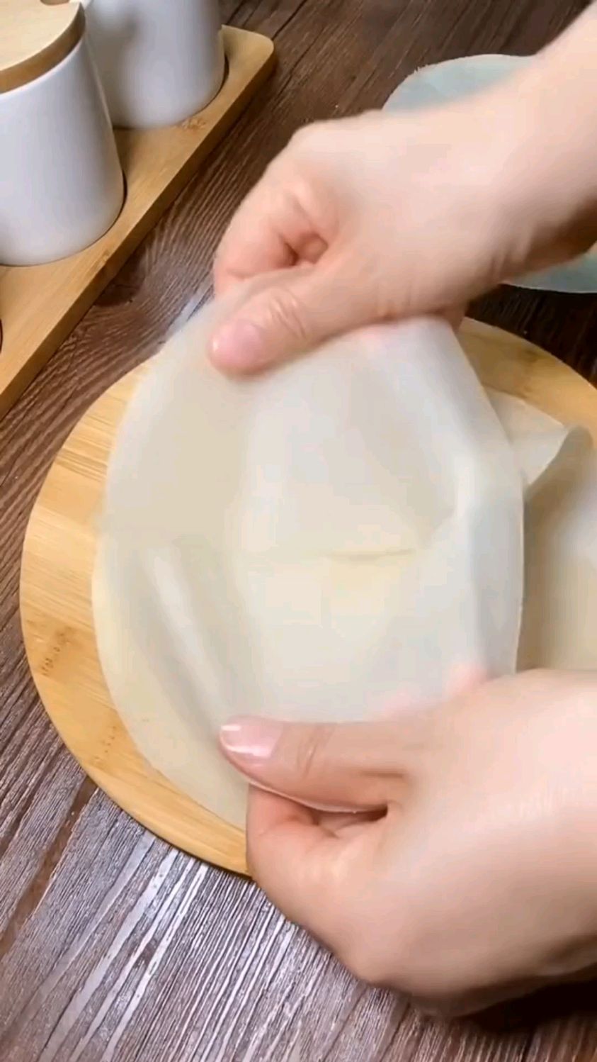 这样薄如纸的蒸饼,只要有手就能做