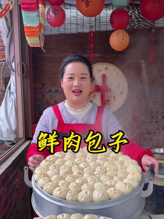 朵朵今天做的鲜肉包子,肉馅鲜美,做法简单又好吃,百吃不厌