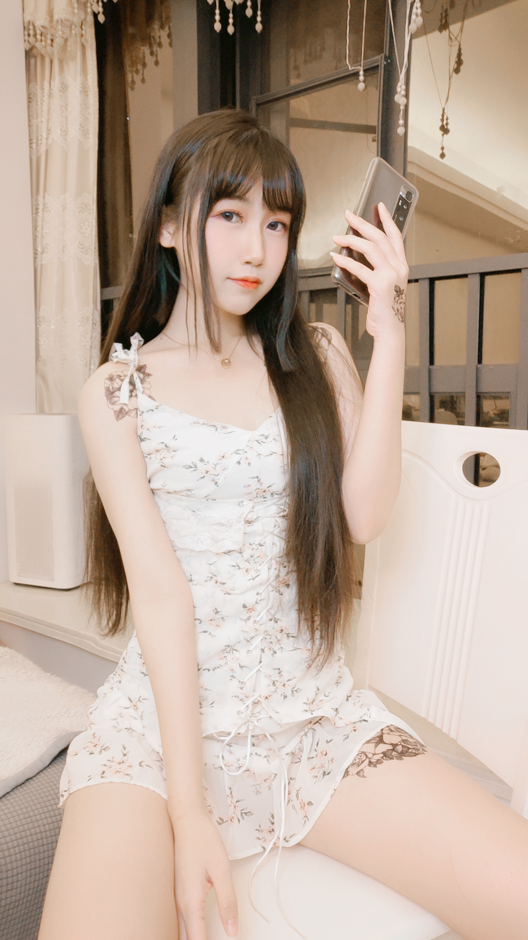 图片[6]-不呆猫 NO.018 — 温柔风连衣裙 [15P17M]-六色网