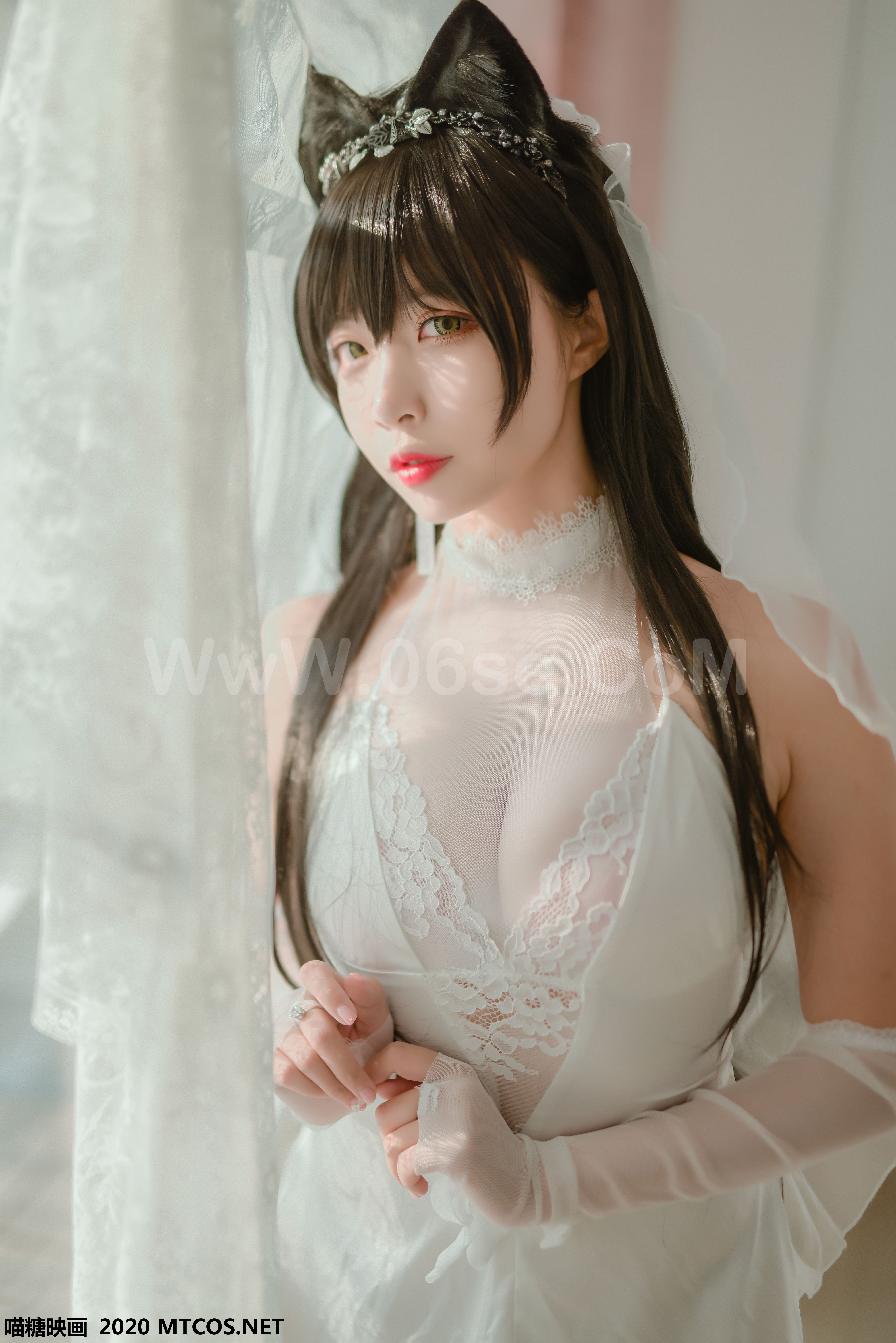 图片[32]-[MTCos] 喵糖映画 Vol.100 二佐Nisa 婚纱爱宕-六色网