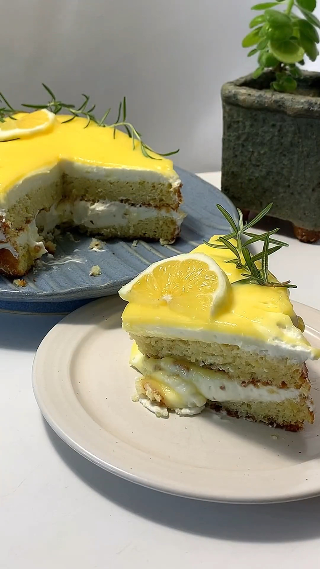 柠檬爱心蛋糕,谁看了不迷糊