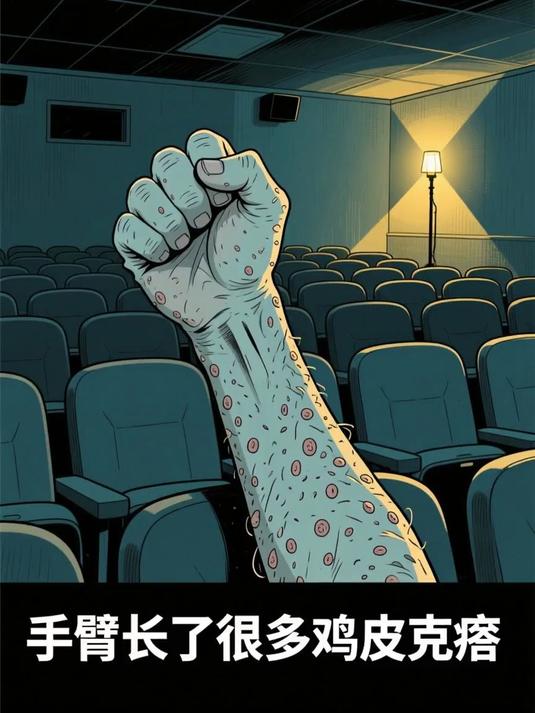 手臂长了很多鸡皮疙瘩
