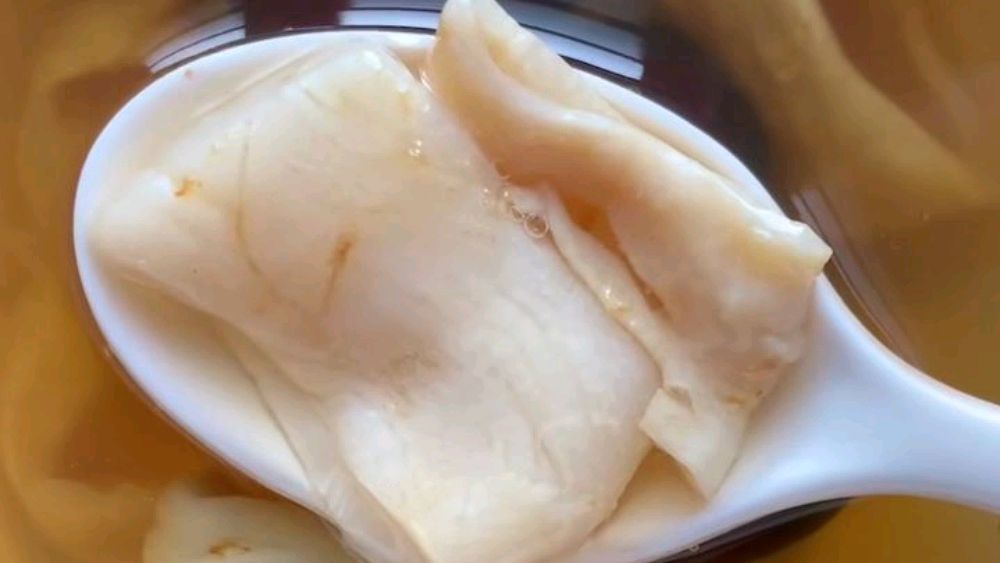 深海野生赤嘴鳘鱼胶,胶质丰富,肉质细腻炖好汤水清甜黏糯适中口感好,美容养颜功效好