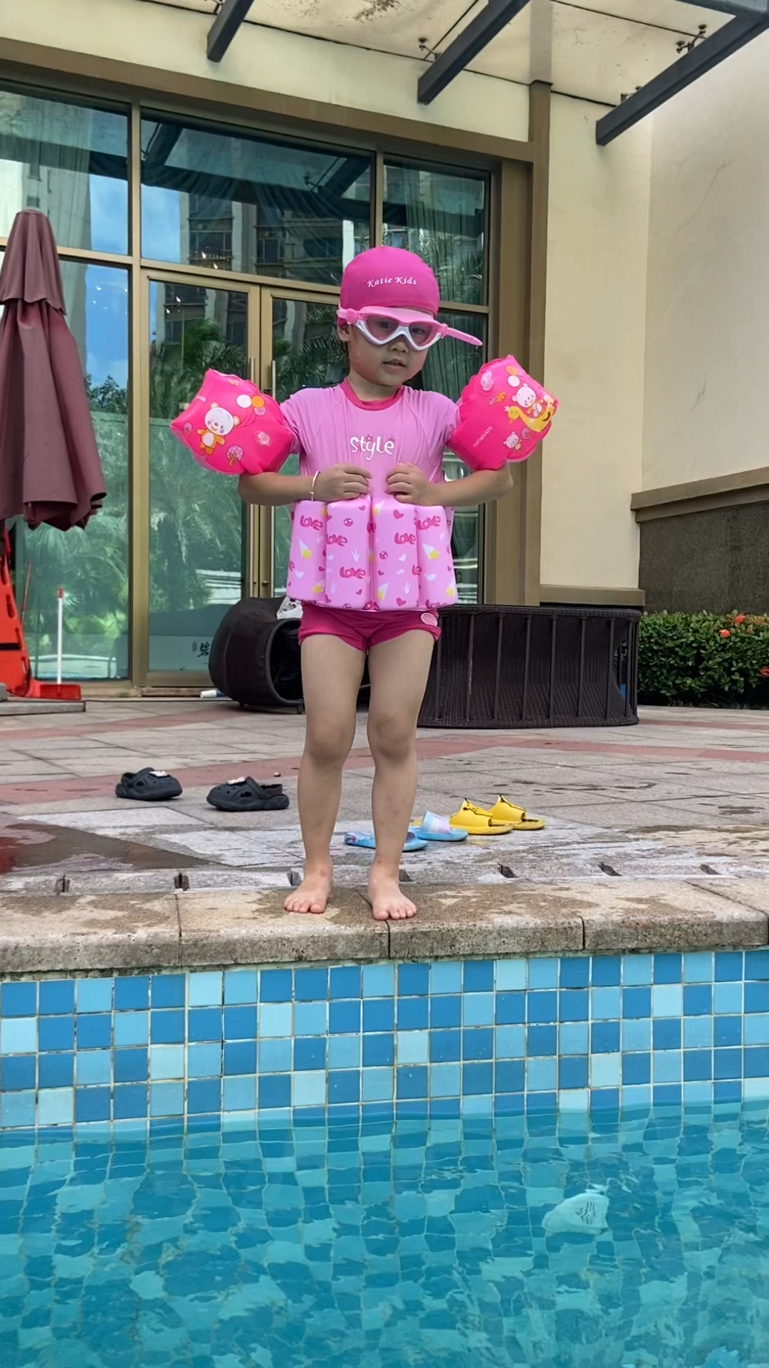 卡蒂奇#儿童浮力泳衣助力跳水运动
